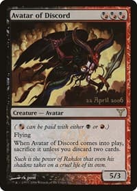 Avatar of Discord - Prerelease Cards - Magic: The Gathering card