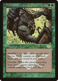 Feral Throwback - Prerelease Cards - Magic: The Gathering card