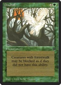 Deadfall - Legends - Magic: The Gathering card