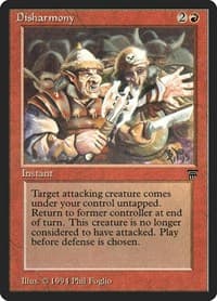 Disharmony - Legends - Magic: The Gathering card