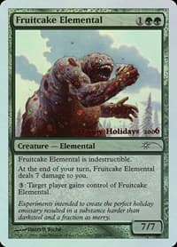 Fruitcake Elemental - Special Occasion - Magic: The Gathering card