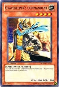 Gravekeeper's Commandant - Structure Deck: Marik - YuGiOh card
