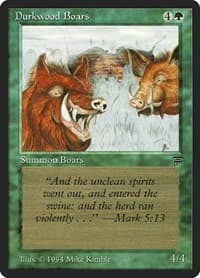 Durkwood Boars - Legends - Magic: The Gathering card