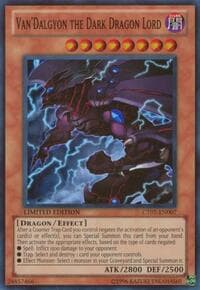 Van'Dalgyon The Dark Dragon Lord - 2010 Collectors Tins - YuGiOh card