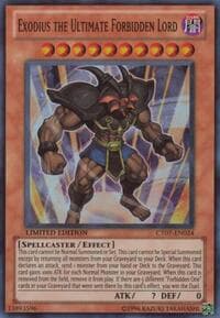 Exodius the Ultimate Forbidden Lord - 2010 Collectors Tins - YuGiOh card