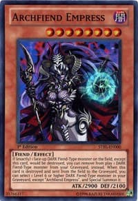 Archfiend Empress - Starstrike Blast - YuGiOh card