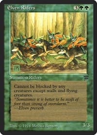Elven Riders - Legends - Magic: The Gathering card