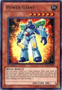 Power Giant - Starstrike Blast - YuGiOh card