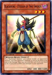 Blackwing - Etesian of Two Swords - Starstrike Blast - YuGiOh card