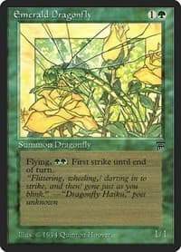 Emerald Dragonfly - Legends - Magic: The Gathering card