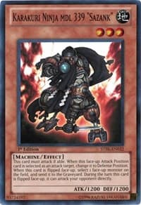 Karakuri Ninja mdl 339 "Sazank" - Starstrike Blast - YuGiOh card