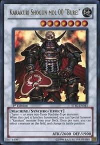 Karakuri Shogun mdl 00 "Burei" - Starstrike Blast - YuGiOh card