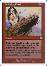 Spitting Earth - Starter 1999 - Magic: The Gathering card