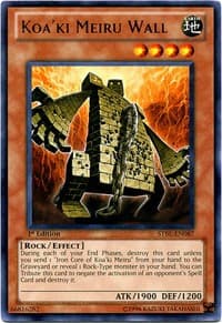 Koa'ki Meiru Wall - Starstrike Blast - YuGiOh card