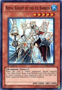 Royal Knight of the Ice Barrier - Starstrike Blast - YuGiOh card