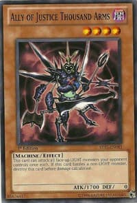 Ally of Justice Thousand Arms - Starstrike Blast - YuGiOh card