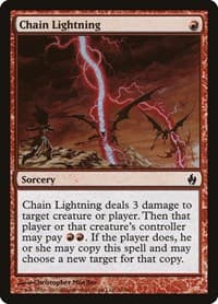 Chain Lightning - Premium Deck Series: Fire and Lightning - Magic: The Gathering card