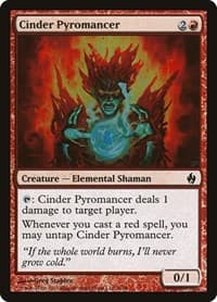 Cinder Pyromancer - Premium Deck Series: Fire and Lightning - Magic: The Gathering card
