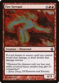 Fire Servant - Premium Deck Series: Fire and Lightning - Magic: The Gathering card