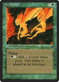 Fire Sprites - Legends - Magic: The Gathering card