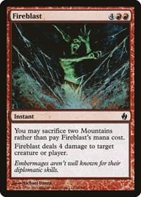 Fireblast - Premium Deck Series: Fire and Lightning - Magic: The Gathering card