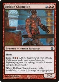 Keldon Champion - Premium Deck Series: Fire and Lightning - Magic: The Gathering card