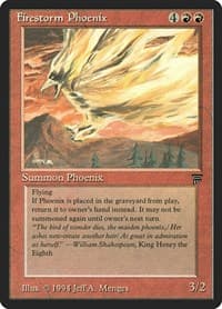 Firestorm Phoenix - Legends - Magic: The Gathering card