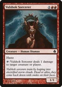 Vulshok Sorcerer - Premium Deck Series: Fire and Lightning - Magic: The Gathering card