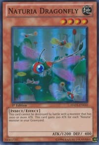 Naturia Dragonfly - Hidden Arsenal 3 - YuGiOh card