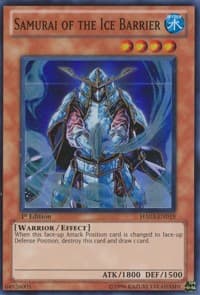 Samurai of the Ice Barrier - Hidden Arsenal 3 - YuGiOh card
