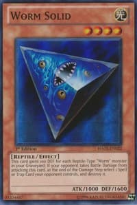 Worm Solid - Hidden Arsenal 3 - YuGiOh card