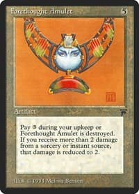 Forethought Amulet - Legends - Magic: The Gathering card