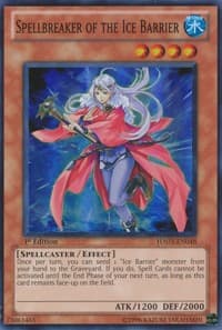 Spellbreaker of the Ice Barrier - Hidden Arsenal 3 - YuGiOh card