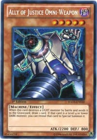 Ally of Justice Omni-Weapon - Hidden Arsenal 3 - YuGiOh card