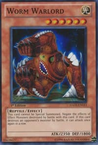 Worm Warlord - Hidden Arsenal 3 - YuGiOh card