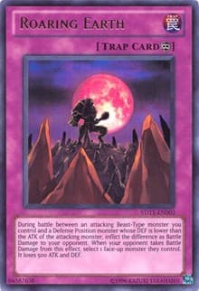 Roaring Earth (5D's Duel Transer) - Yu-Gi-Oh! Video Game Promotional Cards - YuGiOh card