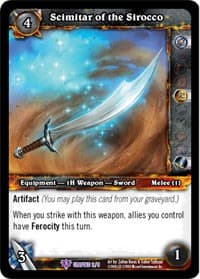 Scimitar of the Sirocco - CRP - WoW card