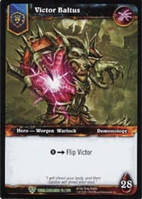 Victor Baltus - Worldbreaker - WoW card