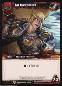 Jai Dawnsteel - Worldbreaker - WoW card