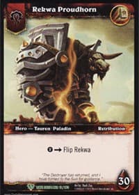 Rekwa Proudhorn - Worldbreaker - WoW card