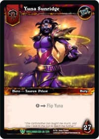 Yuna Sunridge - Worldbreaker - WoW card