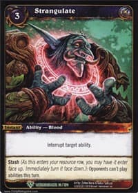 Strangulate - Worldbreaker - WoW card