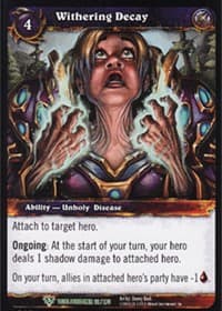 Withering Decay - Worldbreaker - WoW card