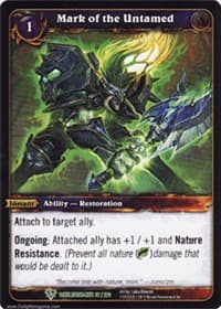 Mark of the Untamed - Worldbreaker - WoW card