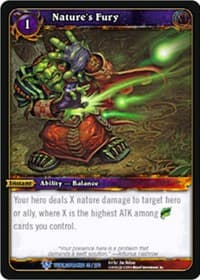 Nature's Fury - Worldbreaker - WoW card