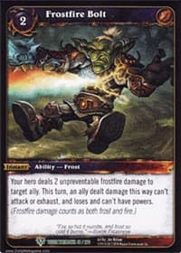 Frostfire Bolt - Worldbreaker - WoW card
