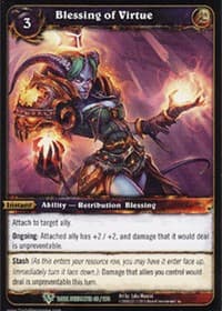 Blessing of Virtue - Worldbreaker - WoW card
