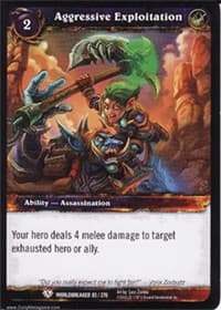 Aggressive Exploitation - Worldbreaker - WoW card