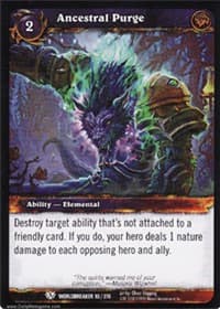 Ancestral Purge - Worldbreaker - WoW card