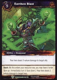 Earthen Blast - Worldbreaker - WoW card